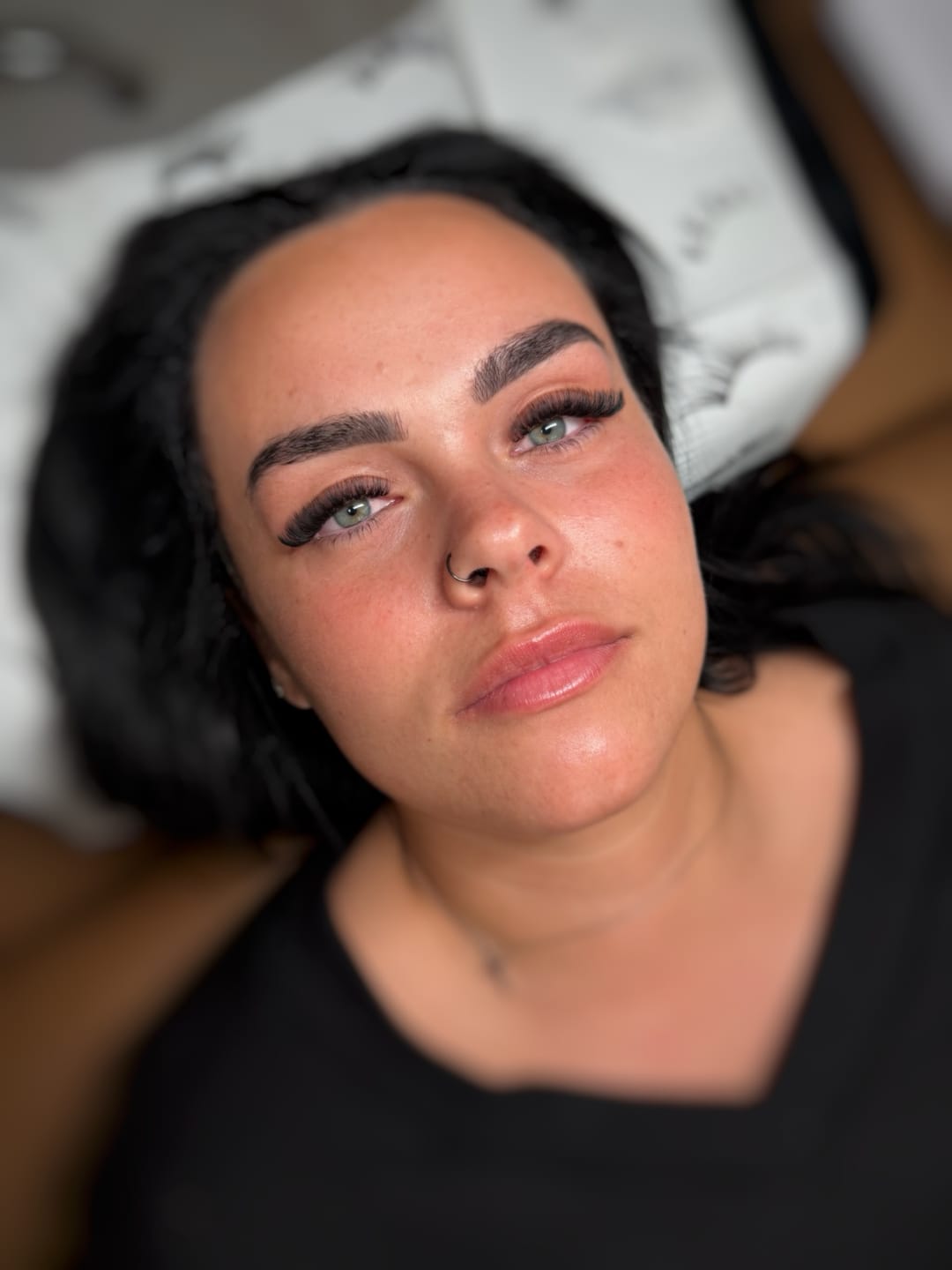 Customer photo review of Premium Eyelash Extensions 0.05mm