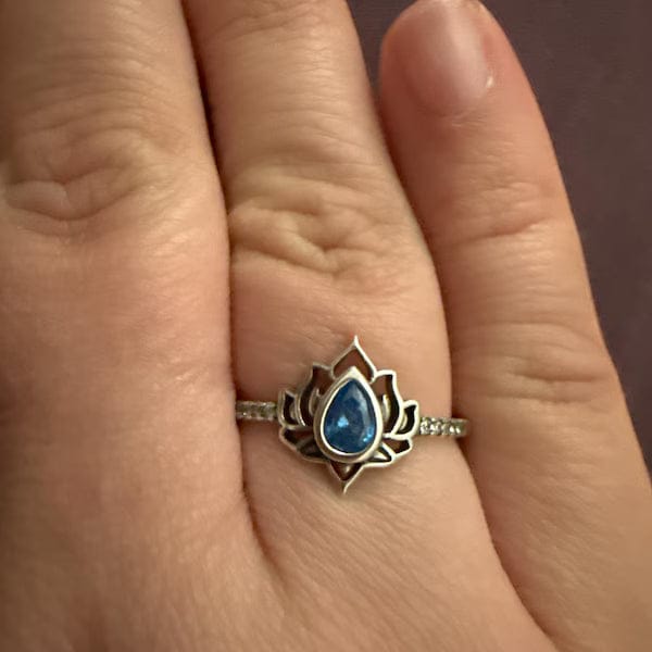 Customer photo review of 2026 Begin Again Sterling Silver Lotus Ring