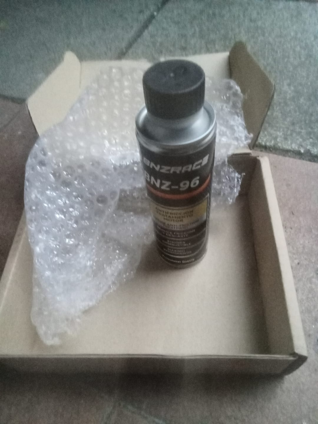 Customer photo review of BNZ-96 Tratamiento Antifricción Motor Profesional BNZRACE