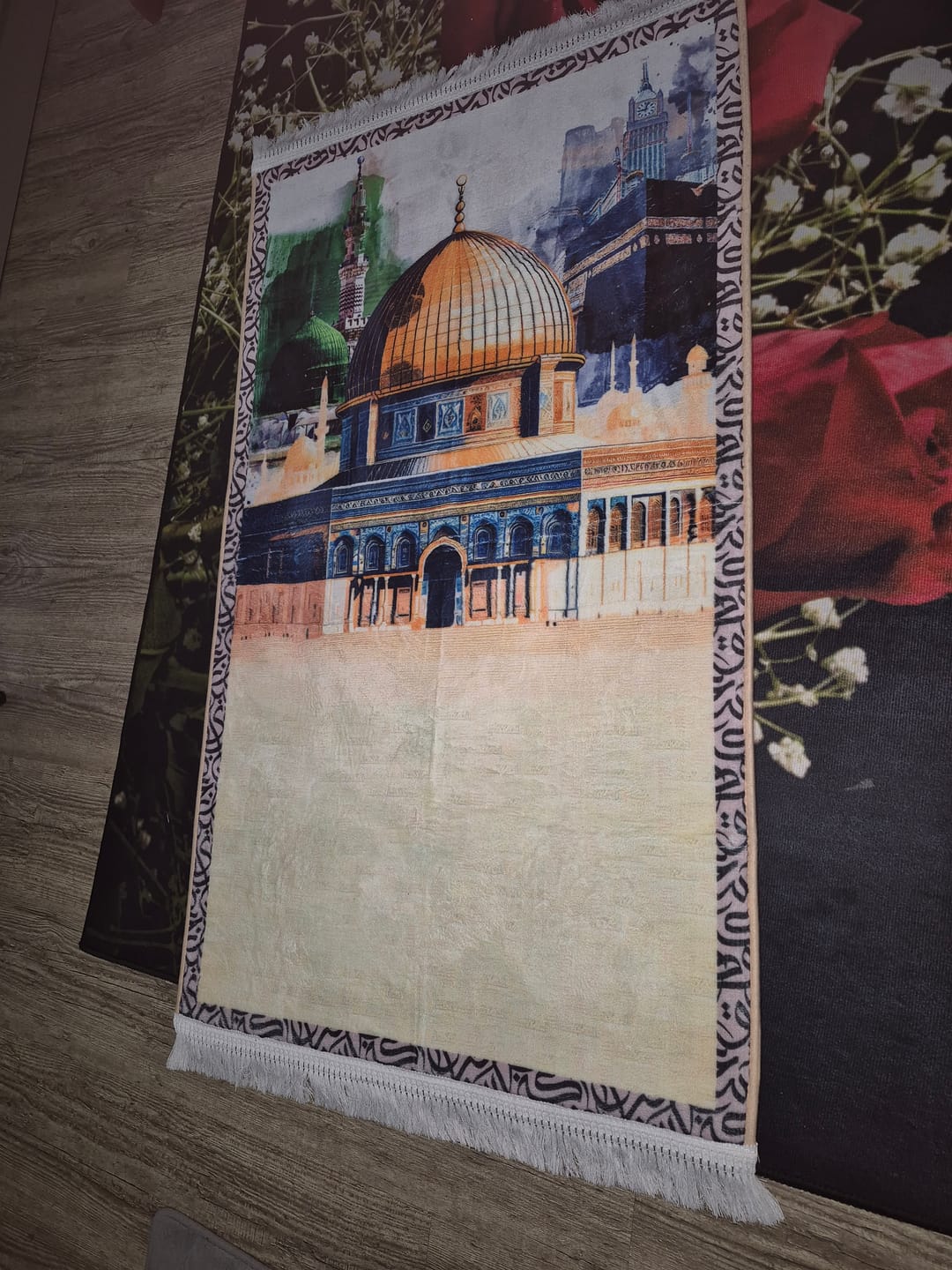 Customer photo review of Al-Haramain & Al-Aqsa  Padded Prayer Mat
