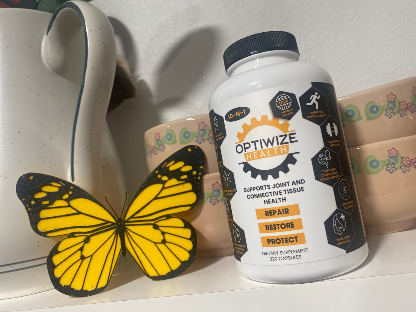 Customer photo review of OptiWize Collagen +Plus Human Supplement for Joint Health