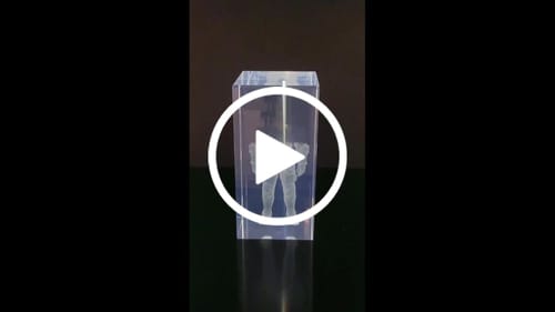 Customer video review of Cloudray UV-P Pro Series 5-in-1 5W 10W 15W UV Laser Water-Cooled Autofocus 3D, 2.5D, Inner & Surface Engraver compatible with Lightburn