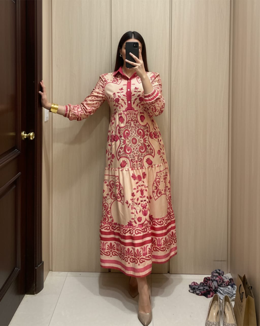 Customer photo review of Fleur Rose Dress