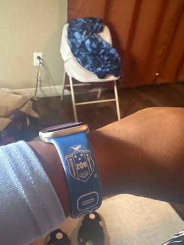 Customer photo review of ZPB Sorority Blue White 1920 Watch Band Strap