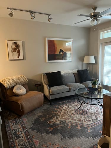 Customer photo review of Embrace Abstract Canvas Art