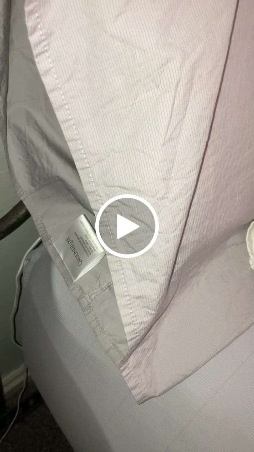 Customer video review of GroundLuxe Luxury Grounding Pillowcase