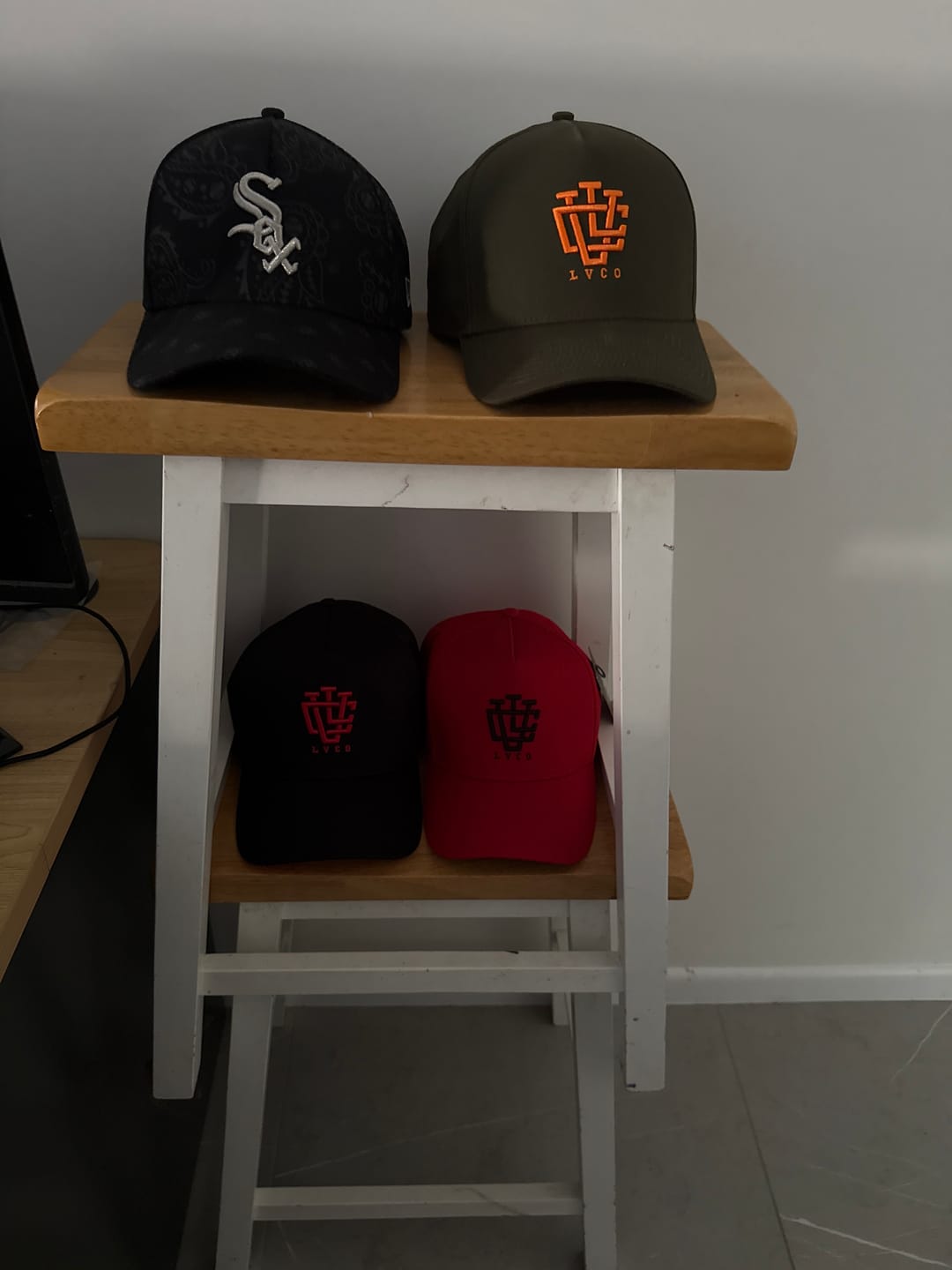 Customer photo review of LVCO "Khaki Blaze" A-Frame Snapback