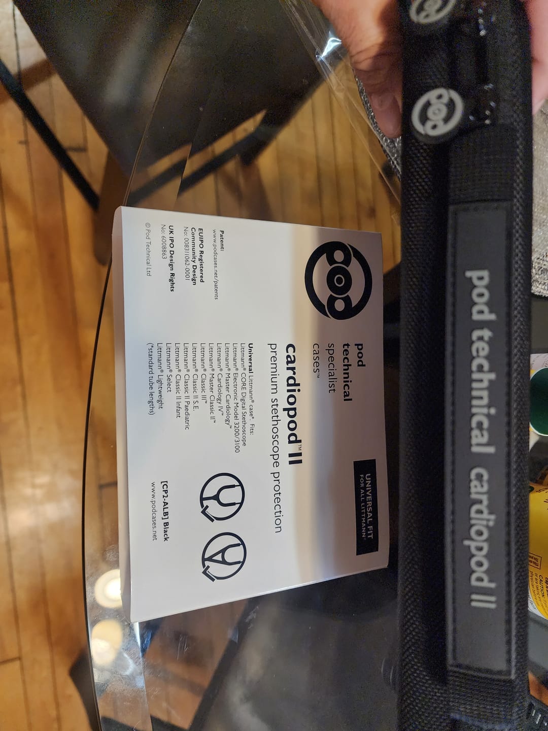 Customer photo review of Pod Technical Cardiopod II Stethoscope Case for all Littmann Stethoscopes - All Black