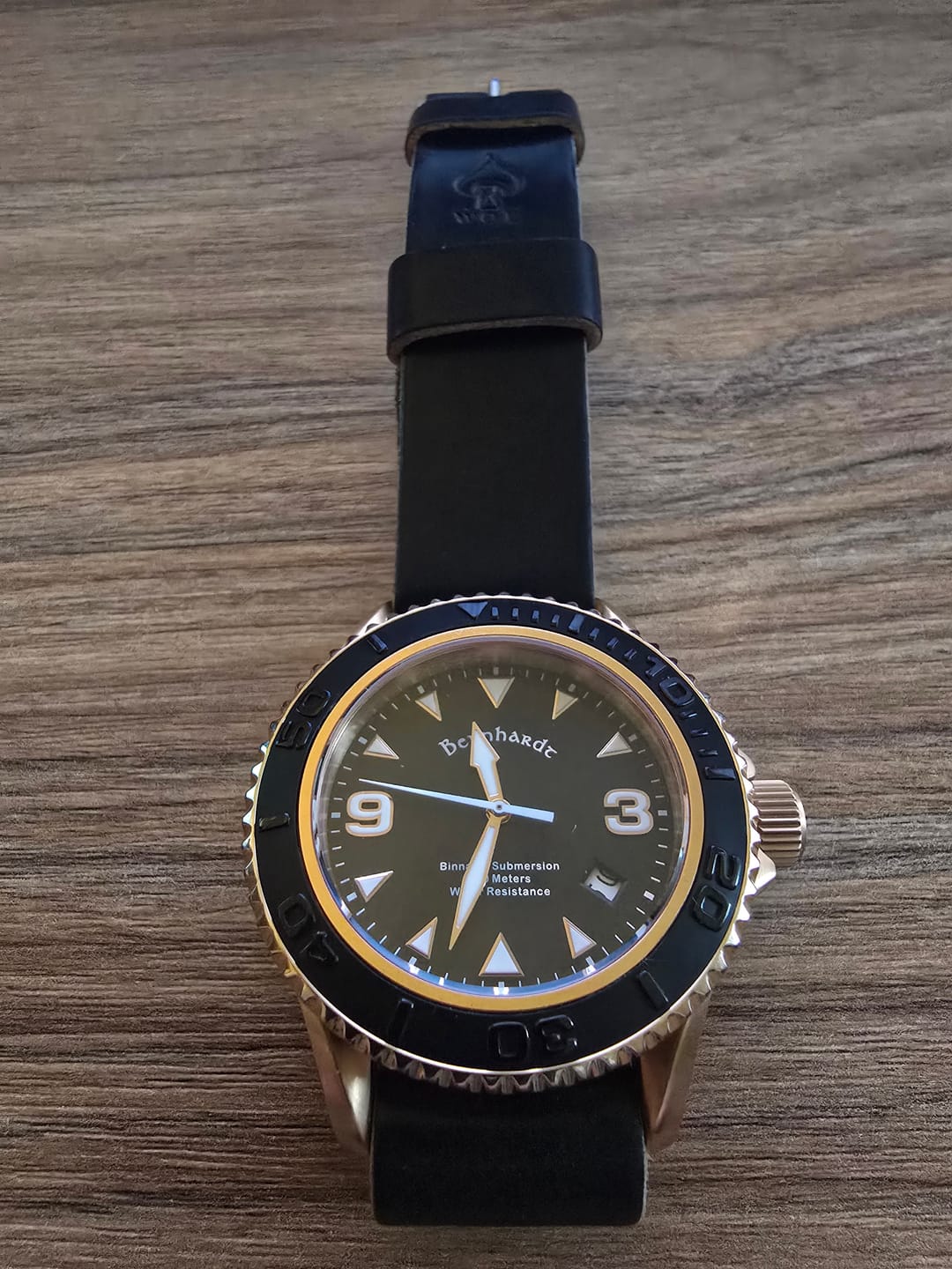 Customer photo review of Safari Shell Cordovan Single-Pass Strap