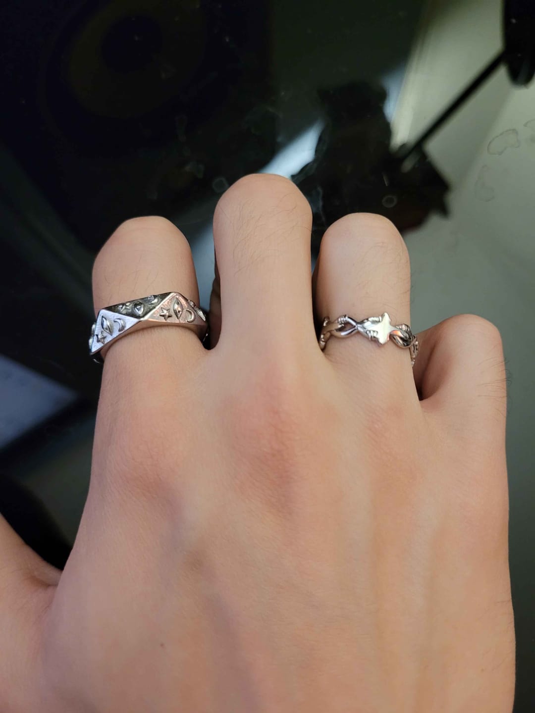 Customer photo review of BARBED WIRE RING
