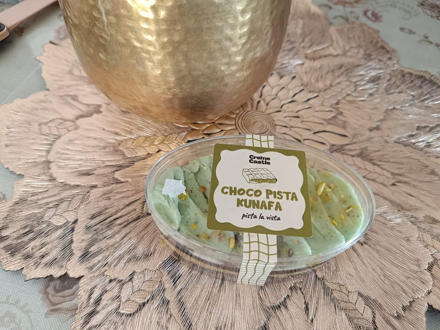 Customer photo review of Dubai Viral Chocolate Kunafa Jar [2 Pcs]