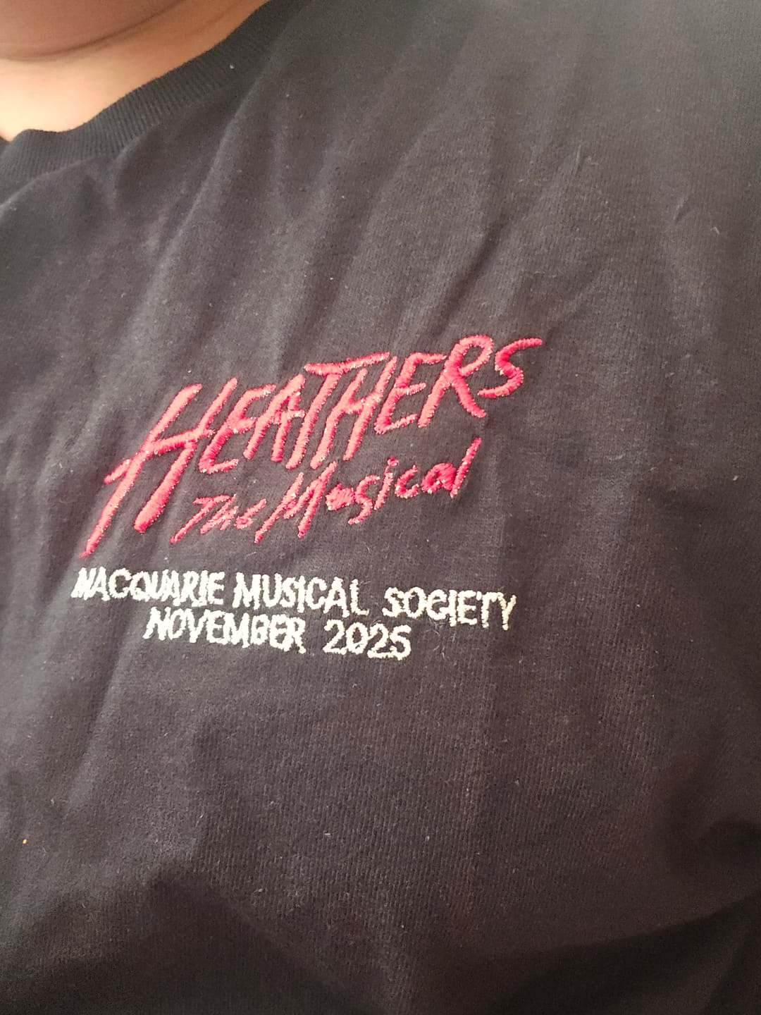Customer photo review of MacMS Heathers Merch