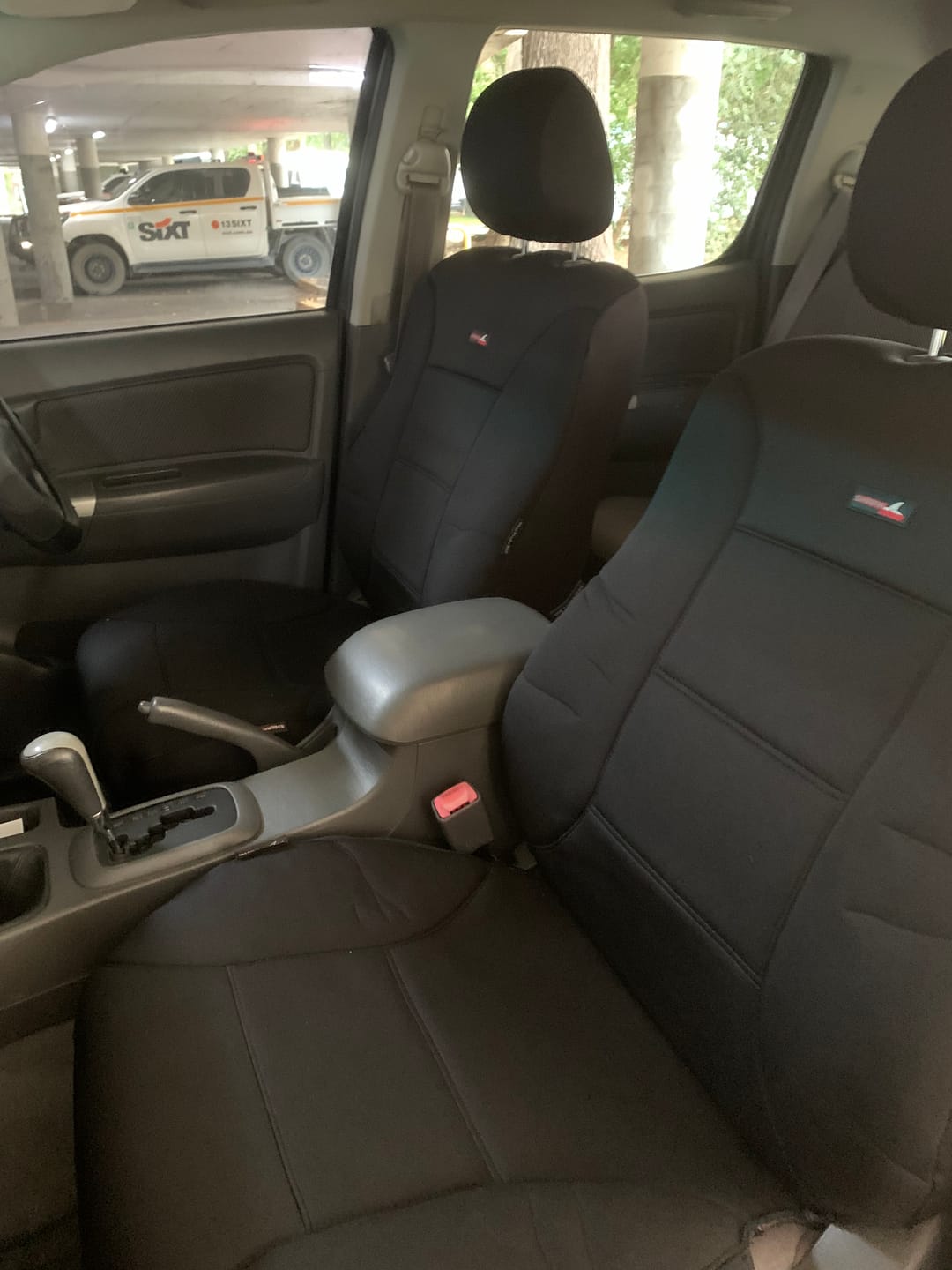 Customer photo review of Sharkskin Seat Covers for Toyota Hilux Dual Cab (Mar/2005-Jun/2015)