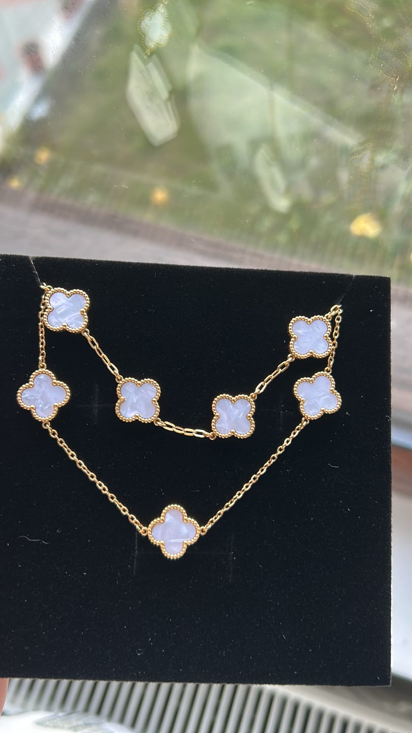 Customer photo review of Set Bratara + Colier Auriu Flower