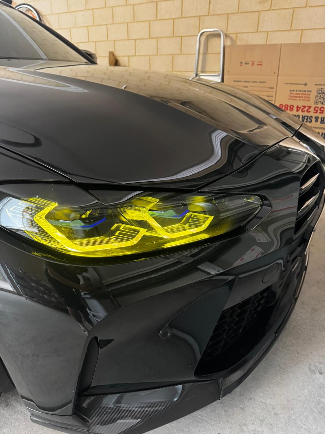 Customer photo review of BMW G80 M3 G82 M4 CSL YELLOW DRL KIT