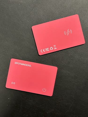 Customer photo review of SPOTMINDERS. Tracking Card