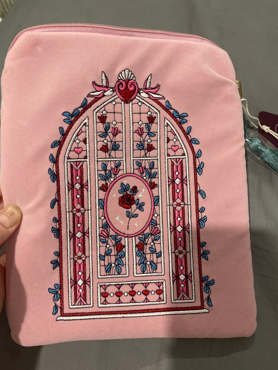 Customer photo review of Sugar & Spice E-Reader Sleeve