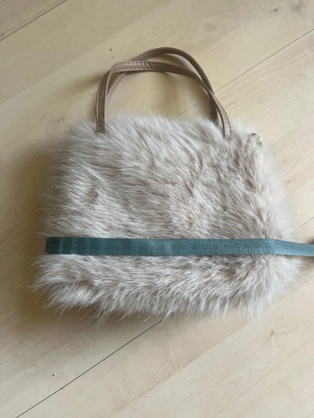 Customer photo review of Maricar Faux Fur Crossbody Bag