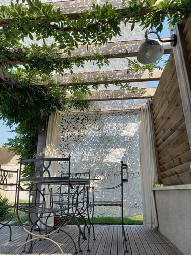 Customer photo review of Filet de camouflage renforcé blanc