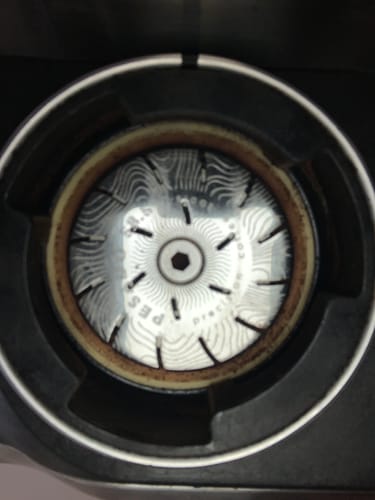 Customer photo review of High Diffusion Espresso Shower Screen - Breville