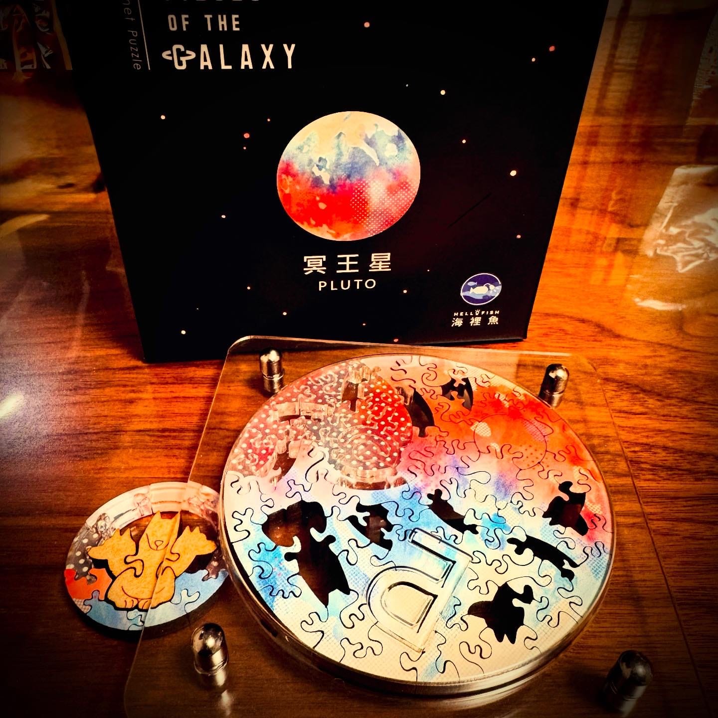Customer photo review of 宇宙の破片 PLUTO 冥王星と専用フレームセット