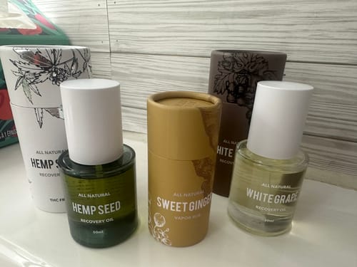 Customer photo review of Sweet Ginger Vapor Rub