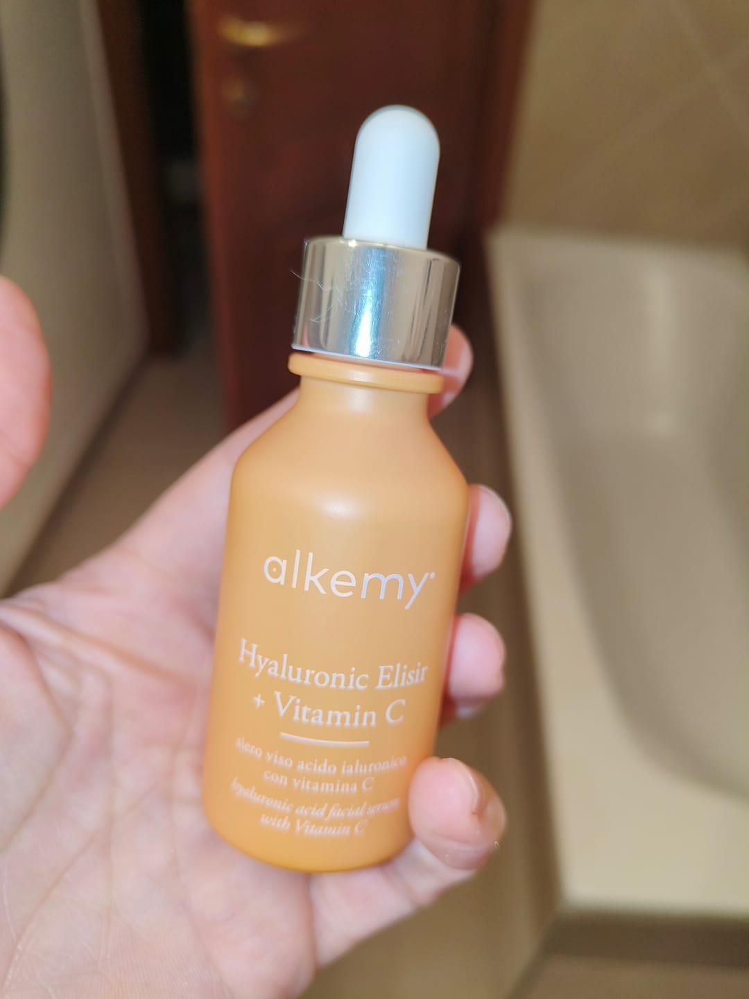 Customer photo review of Siero Viso Acido Ialuronico + Vitamina C