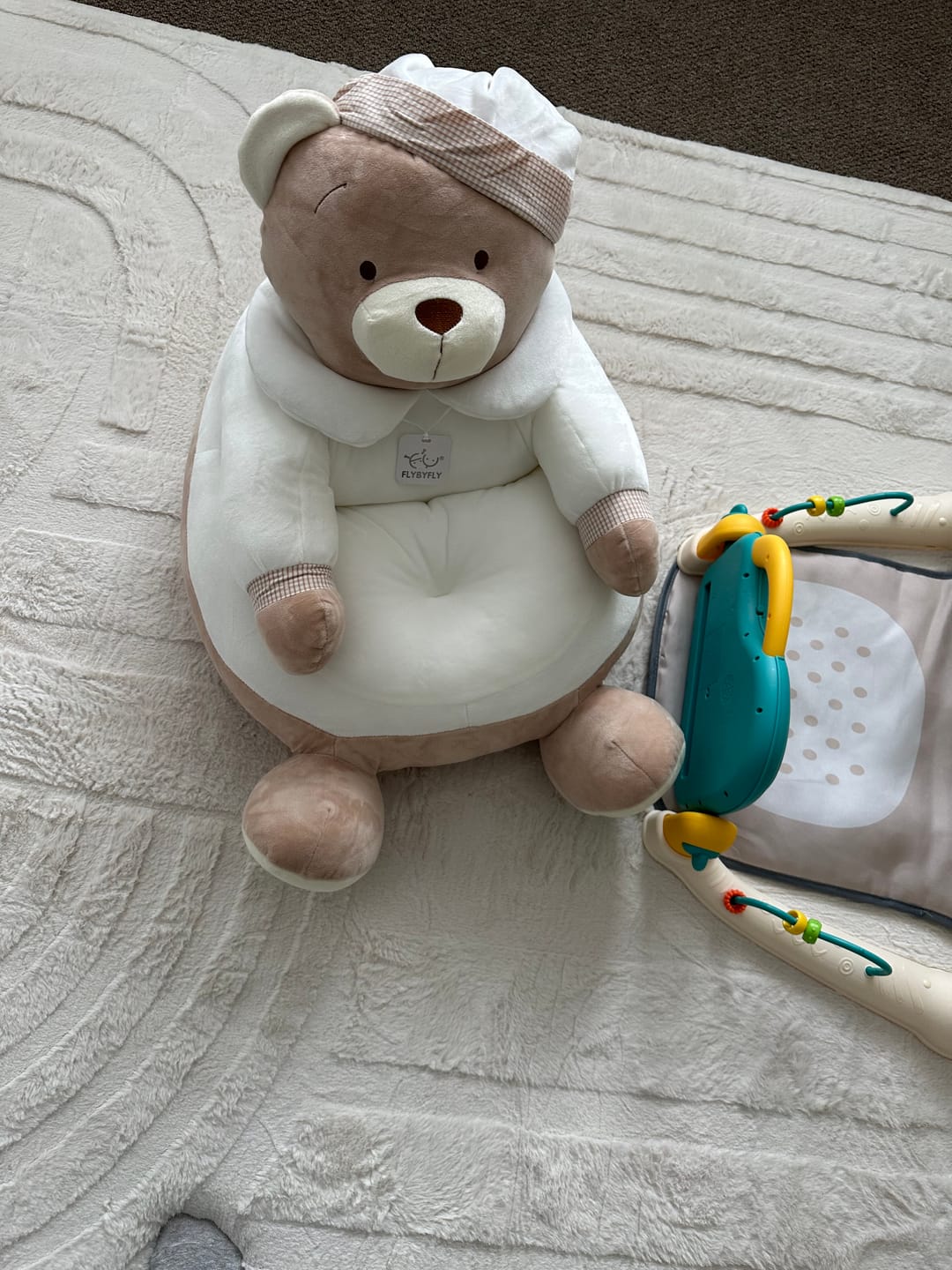 Customer photo review of Baby & Toddler Cuddle Chair | White & Beige