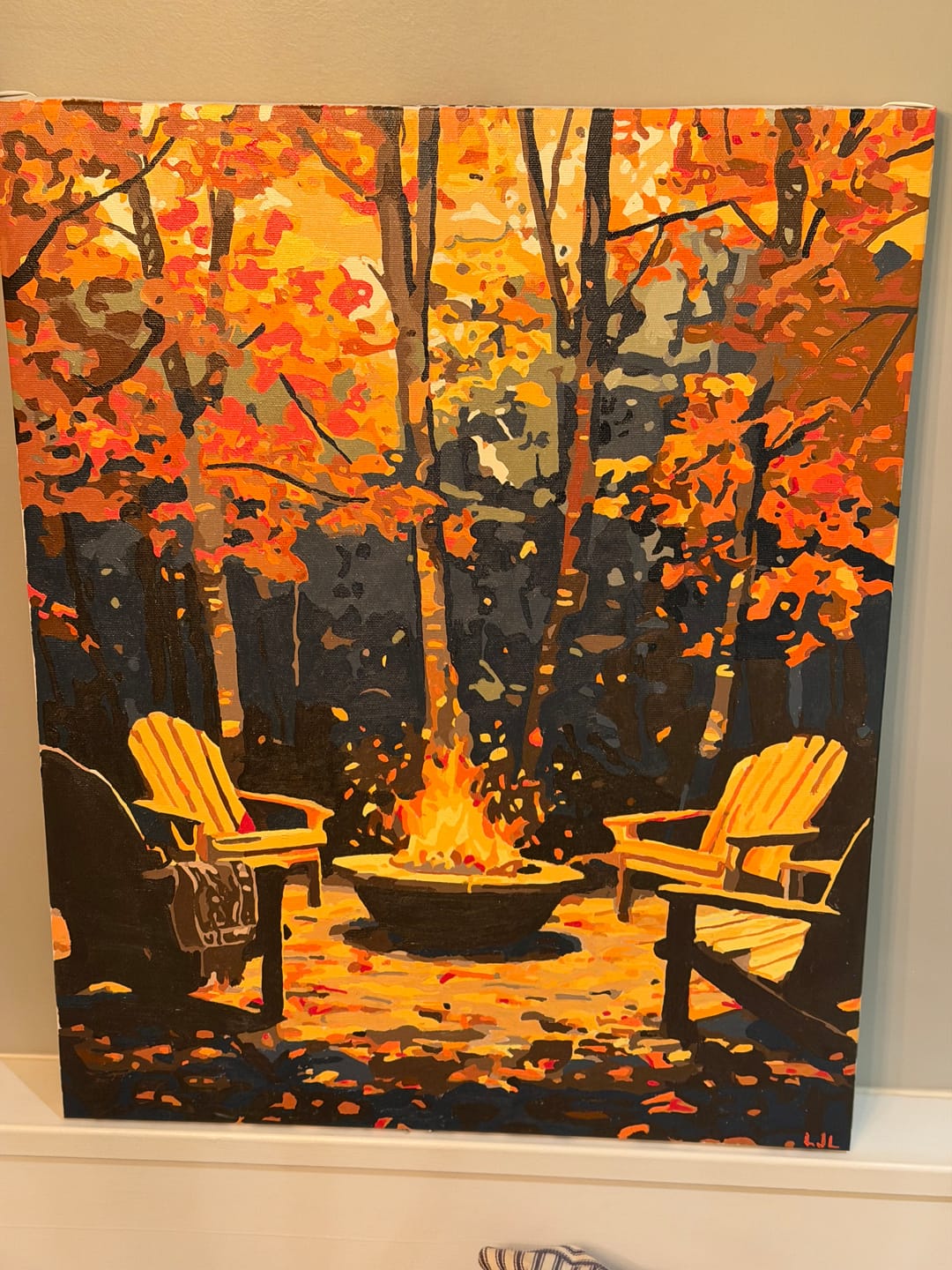 Customer photo review of Cozy Fire Pit