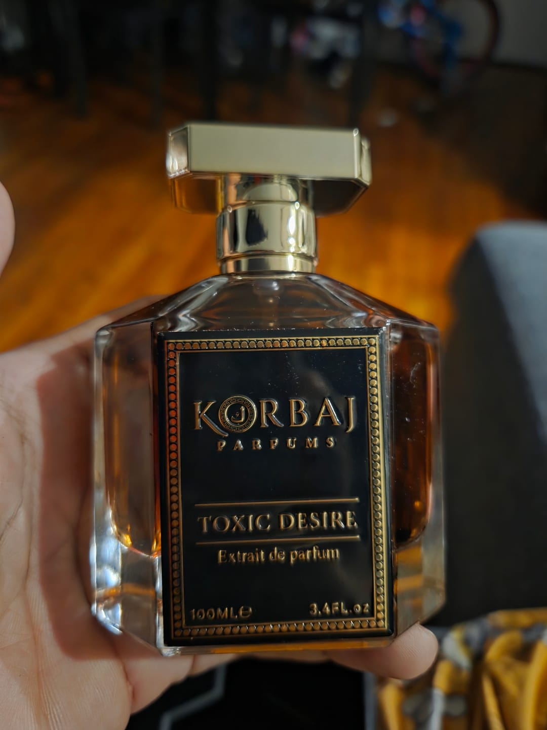 Customer photo review of Korbaj TOXIC DESIRE - Extrait de Parfum 100ml