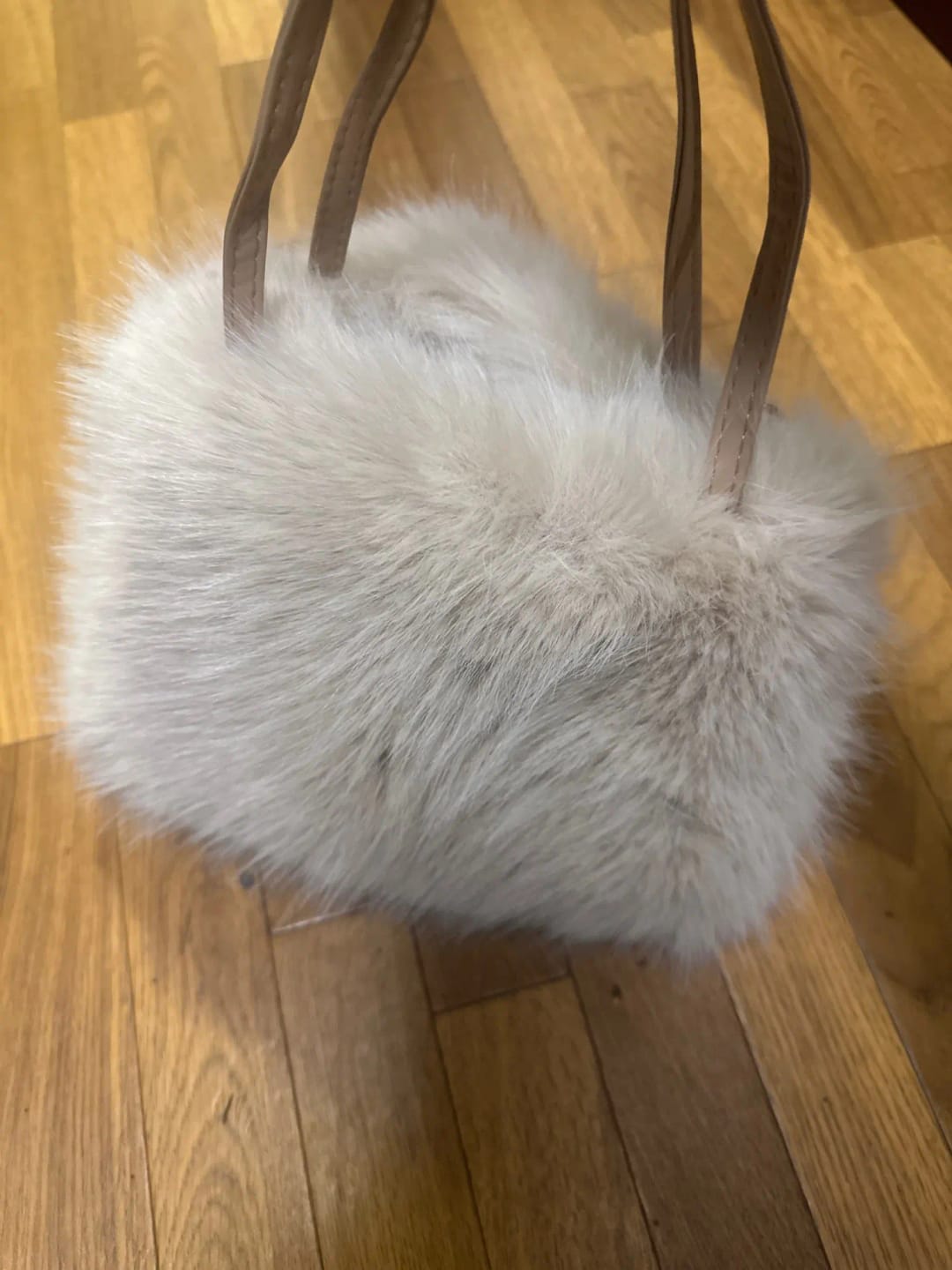 Customer photo review of Maricar Faux Fur Crossbody Bag