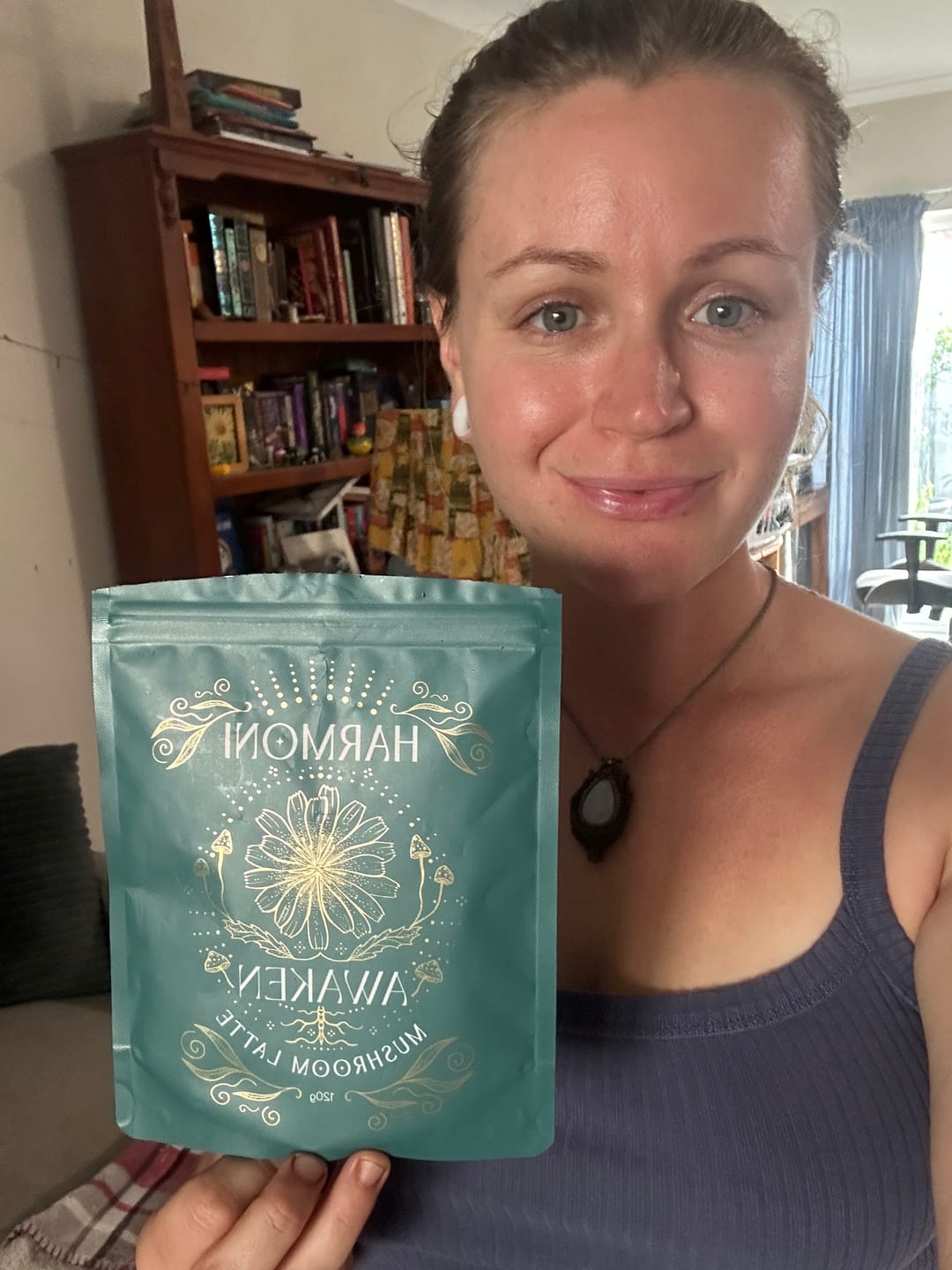 Customer photo review of AWAKEN Mushroom Latte for Clarity & Focus