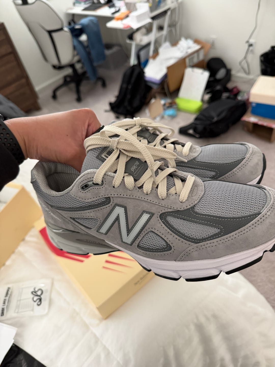 Customer photo review of New Balance Replacement Shoe Laces