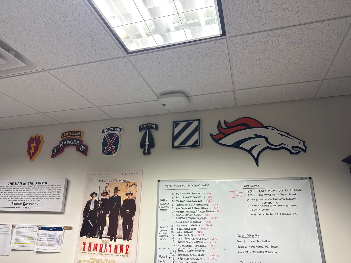 Customer photo review of Denver Broncos 3D Vintage Metal Wall Art