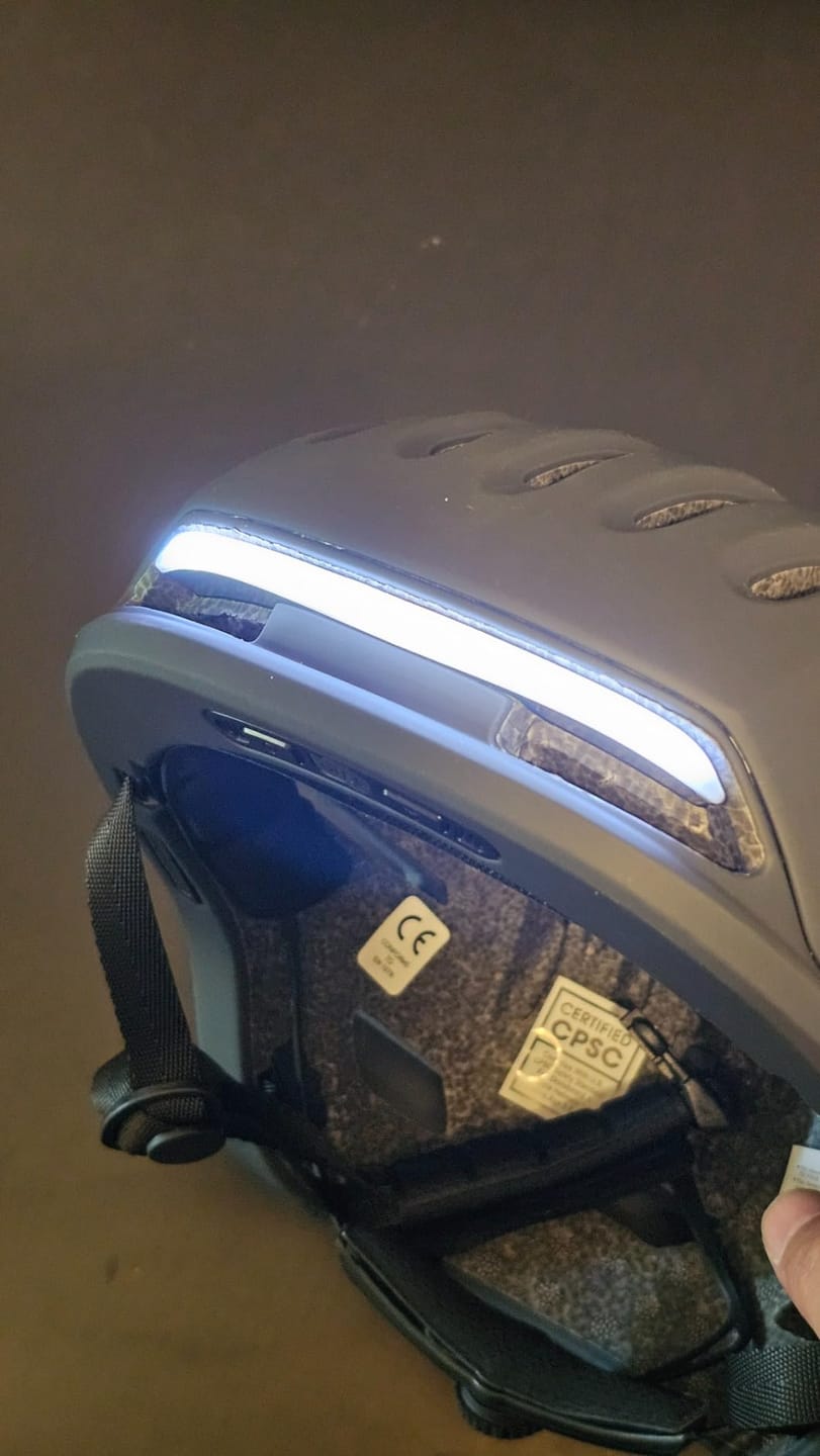 Customer photo review of Linksafe Smart Cycling Helmet