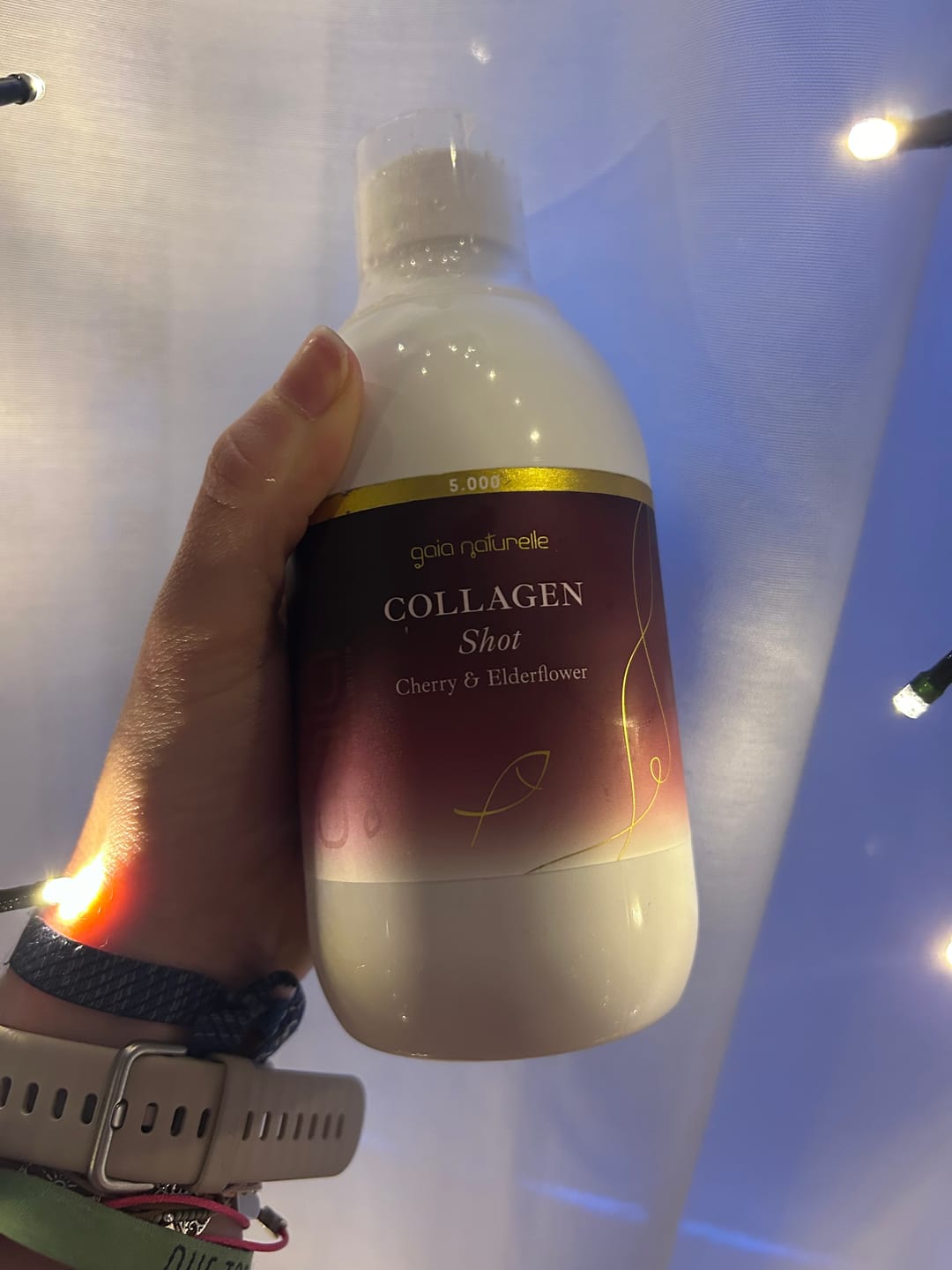 Customer photo review of Collagen Shot Cherry & Elderflower