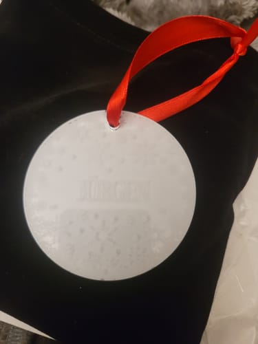 Customer photo review of Weihnachtsdeko mit Schneeflocken