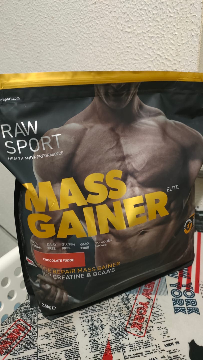 Customer photo review of Mass Gainer Protein Powder