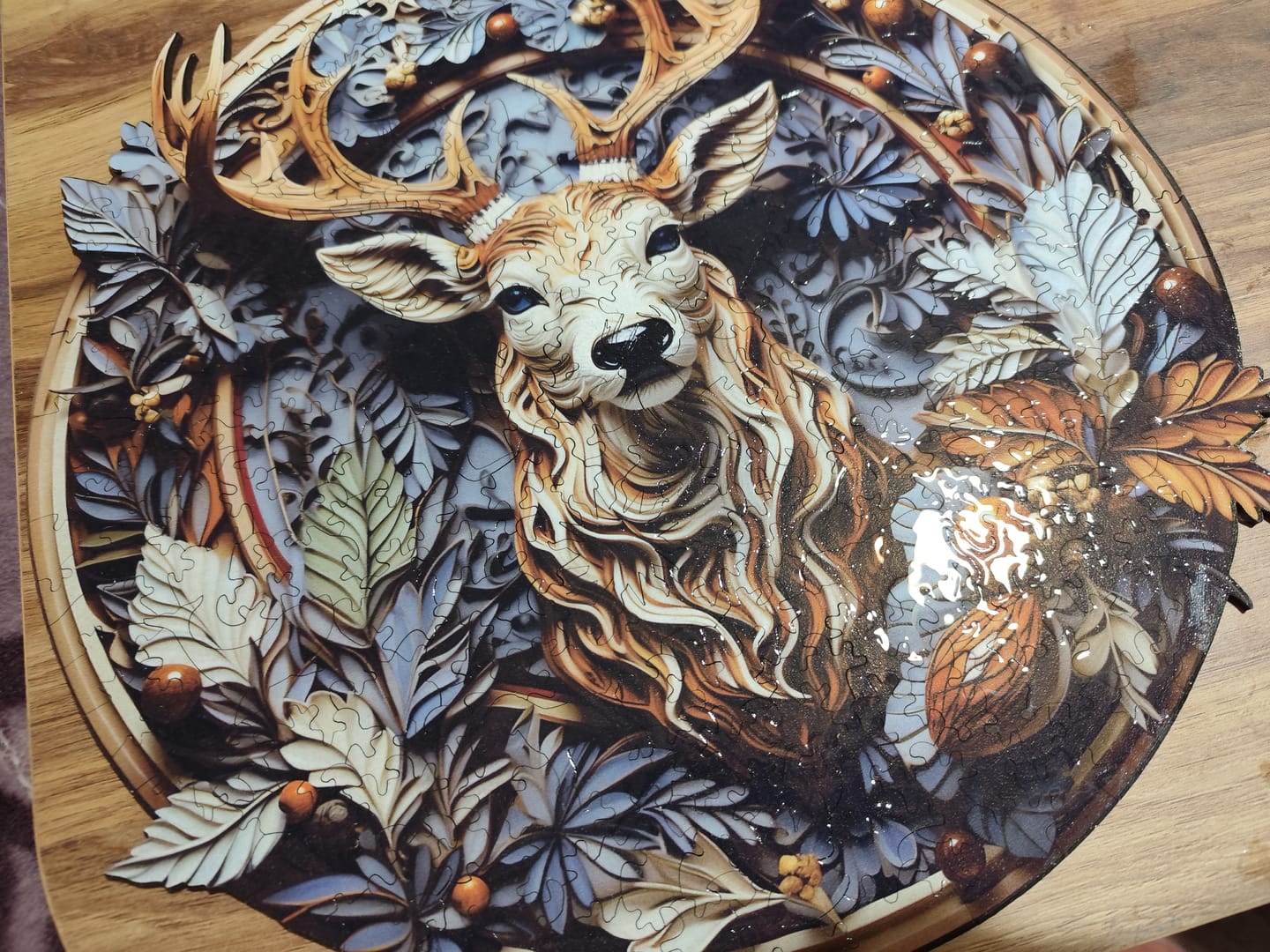 Customer photo review of Geyik V2 - Ahşap Puzzle