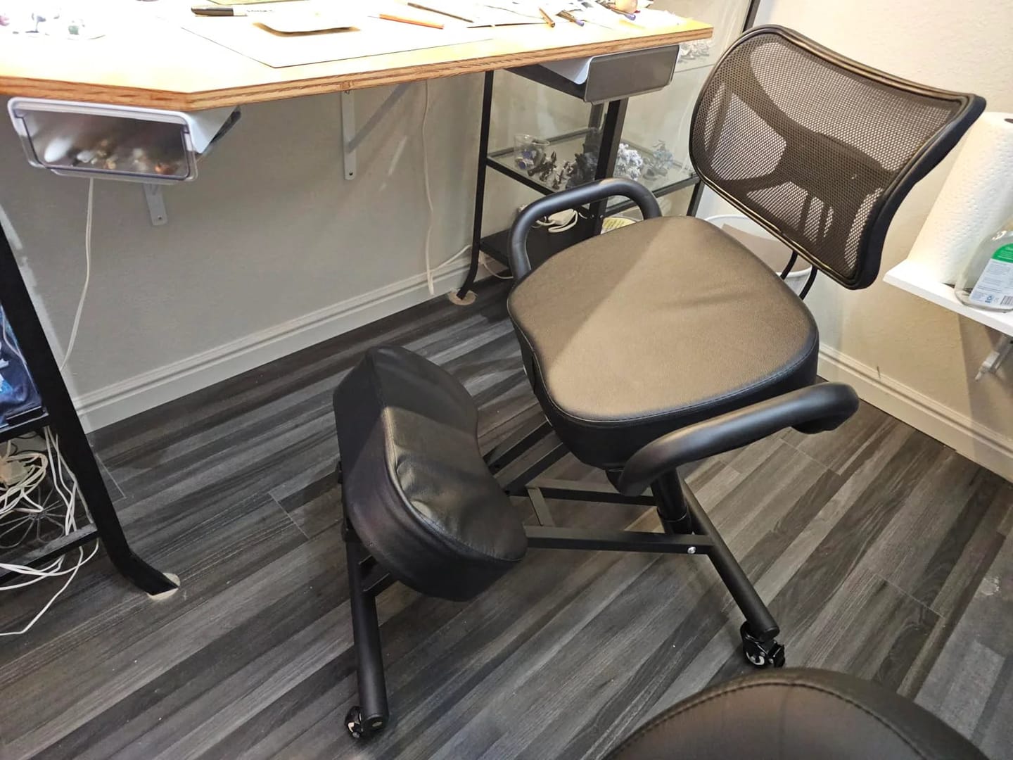 Customer photo review of Ergonomic Kneeling Chair with Backrest