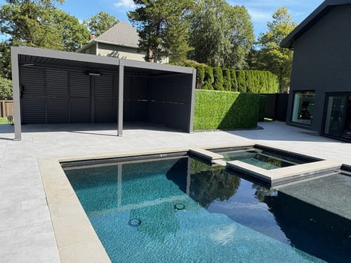 Customer photo review of FlexPatio POWER+ Motorized Pergola