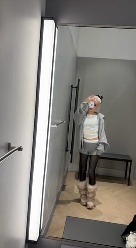 Customer photo review of WARDEN EDGE Textured Knit Hoodie and Shorts Set