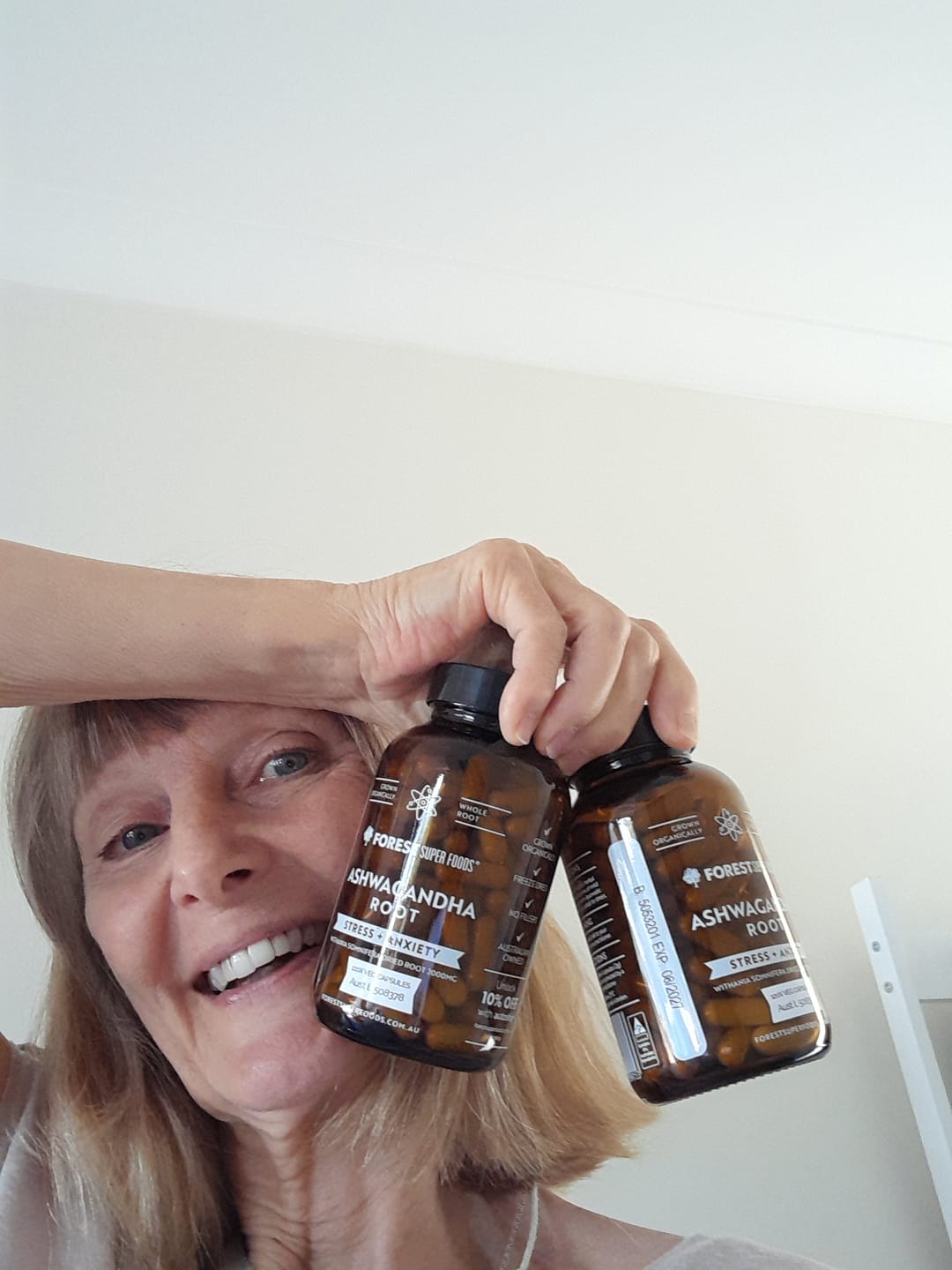 Customer photo review of Organic Ashwagandha Capsules
