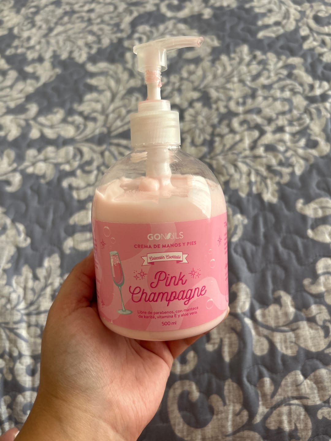 Customer photo review of Crema de Manos y Pies - Pink Champane