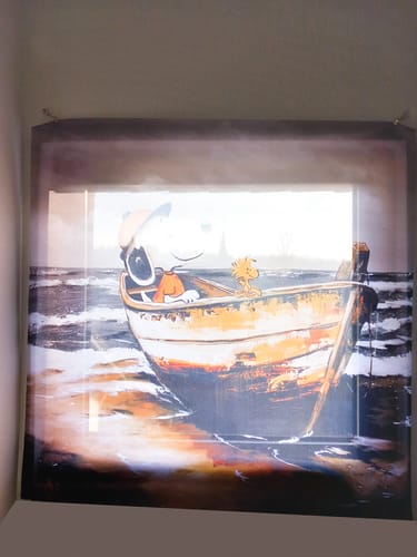 Customer photo review of Stoffbanner inkl. Druck