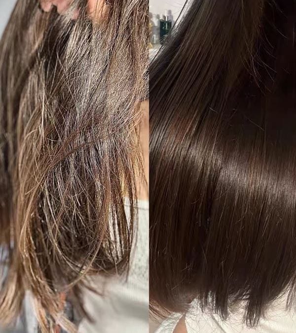 Customer photo review of [ SMIB ] -LactoBio Hair Mask Treatment >Anti Frizz & Repair Series