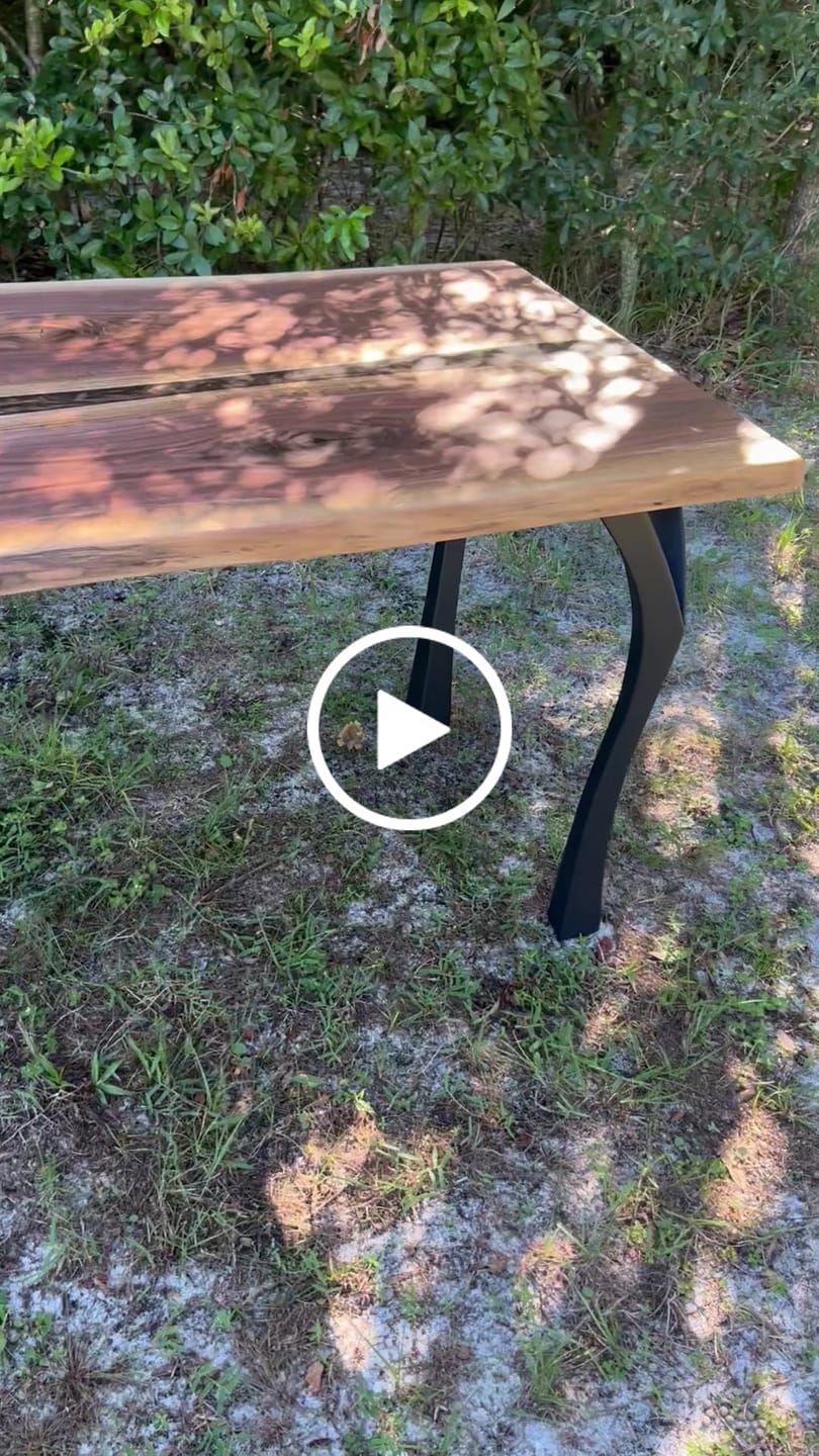Customer video review of Desk Legs 508 Faras 28" H Modern Metal Table Legs