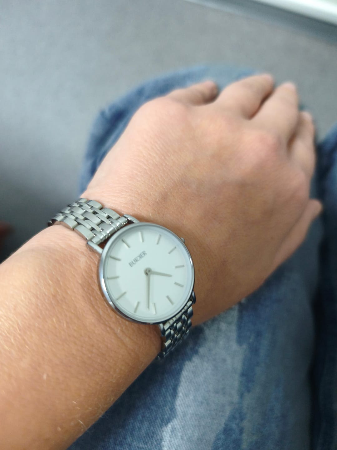 Customer photo review of Ruby Petite Silver White