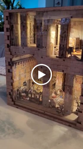Customer video review of Egyptian Pharaoh's Tomb DIY Book Nook Kit