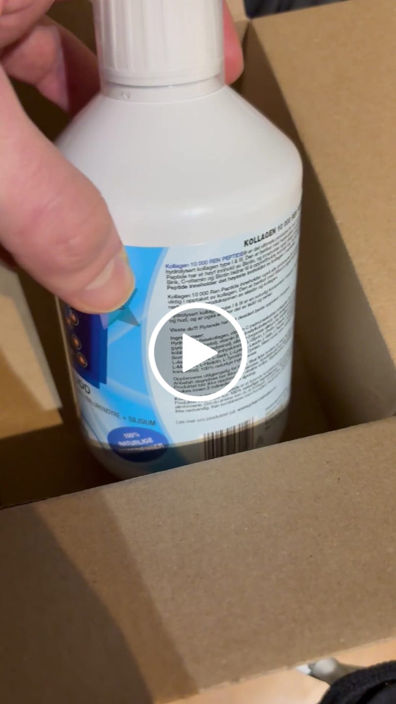 Customer video review of Kollagen 10 000 Ren Peptide